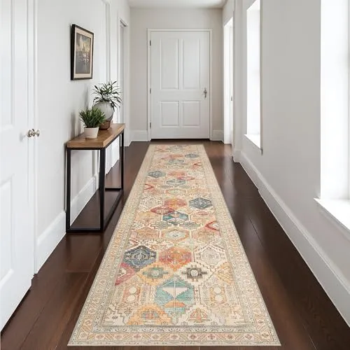 Bavni Vintage Medallion Rugs — Multicolour